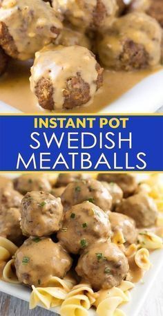 INSTANT POT SWEDISH MEATBALLS