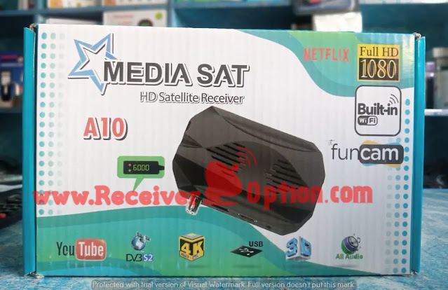 MEDIA SAT A10 HD RECEIVER NEW SOFTWARE V2.04 OCTOBER 26 2022