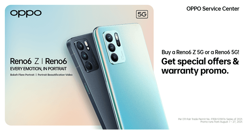 OPPO offers special perks and warranty offer with the Reno6 series