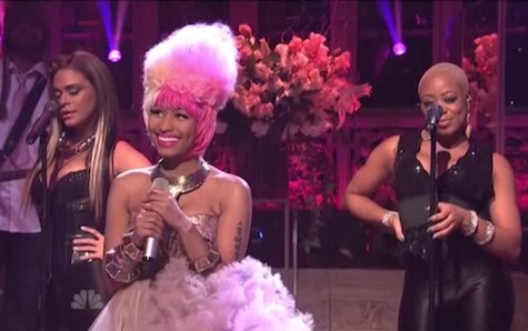 nicki minaj snl performance