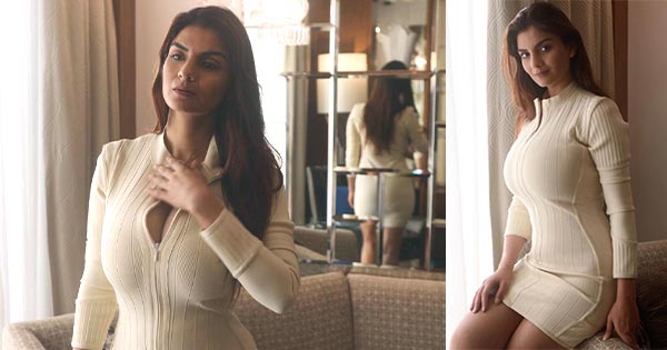 Anveshi Jain in this tight white dress raises heat | photo : instagram/anveshi25