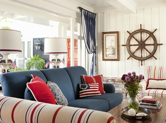 Blue Sofa Decor Ideas | Shop the Look - Coastal Decor ...