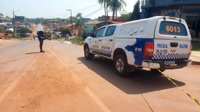 Ciclista morre atropelado por caminhão em Cacoal