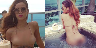 Foto Sexy Rihanna Pamer Bokong 