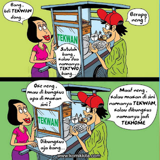 Komik Lucu Indonesia beli tekwan