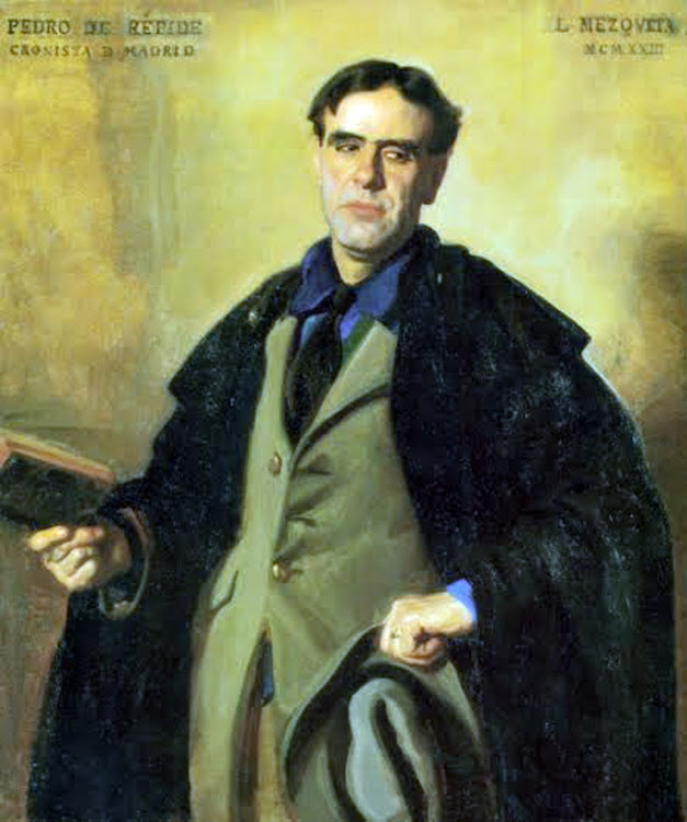 Retrato de Pedro de Répide Gallegos, José María López Mezquita, Maestros españoles del retrato,  Retratos de José María López Mezquita, Pintores españoles, López Mezquita, Pintores Granadinos, Pintor López Mezquita, Pintores de Granada, Pintores Andaluces, Pedro de Répide Gallegos