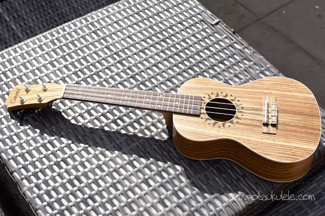 Caramel CC101A Zebrawood Ukulele