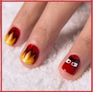 Anger Nail Design.