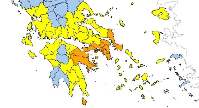 Στο κόκκινο για πυρκαγιές η Αργολίδα την Δευτέρα 14 Σεπτεμβρίου