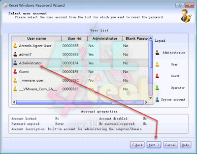 كيفية كسر واستعادة كلمة مرور Password للدخول إلى الويندوز xp/vista/7/8