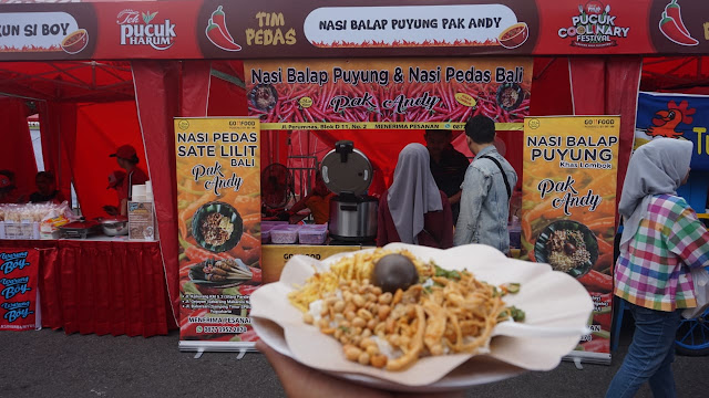 Nasi Balap Puyung Pak Andi di Pucuk Coolinary Festival Jogja