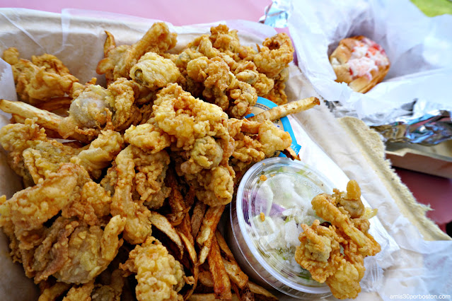 Almejas Fritas en Erica's Seafood, Harpswell