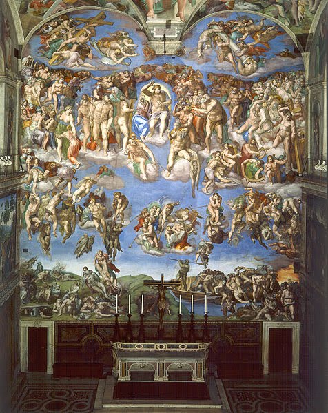 Sistine Chapel Last Judgement. The Last Judgment