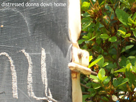 metal pantry doors, makeover, chalkboard