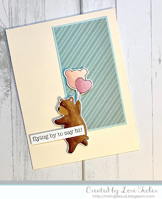 Flying By to Say Hi card-designed by Lori Tecler/Inking Aloud-stamps from Mama Elephant