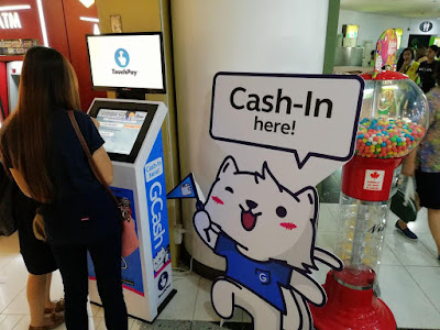 GCash cash-in via TouchPay