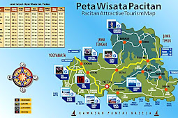 Peta Lokasi Wisata Pacitan