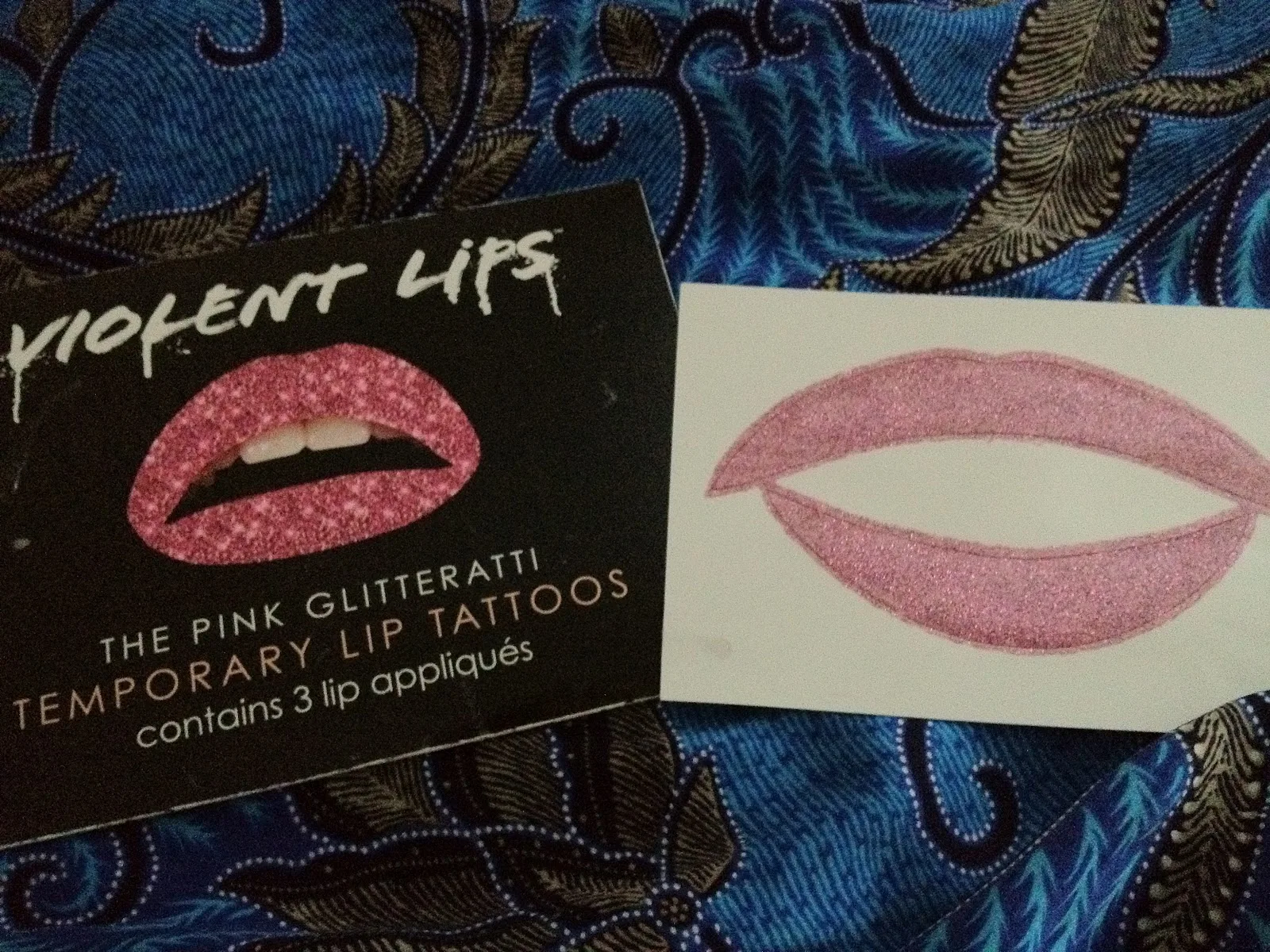 Parlour Theno At The Vanity Violent Lips Temporary Lip Tattoos