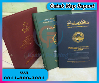 Jasa Cetak Map Raport Jakarta