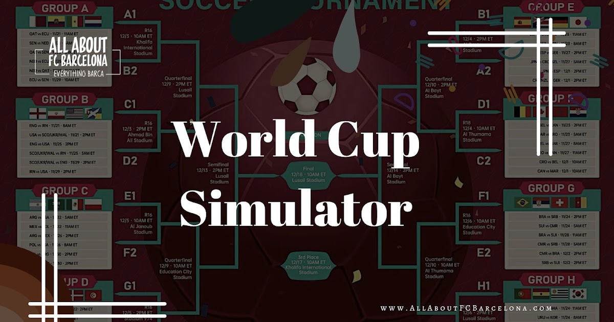 FIFA 2022 World Cup Simulator - Download And PlaY