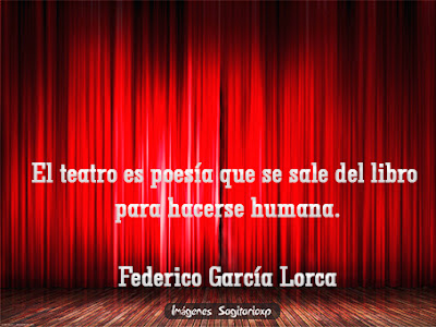 El teatro es poesía | Frases para facebook | Escenario