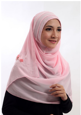 Cara memakai hijab, jilbab kerudung pashmina