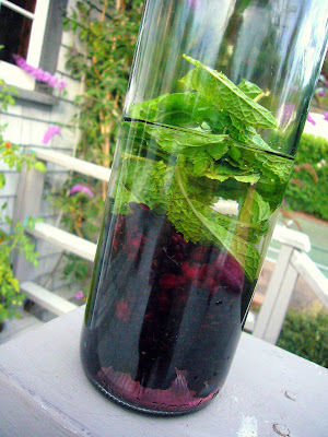 blackberry & mint vodka