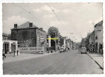 Marcinelle, Avenue Mascaux et les écoles, carte vendue