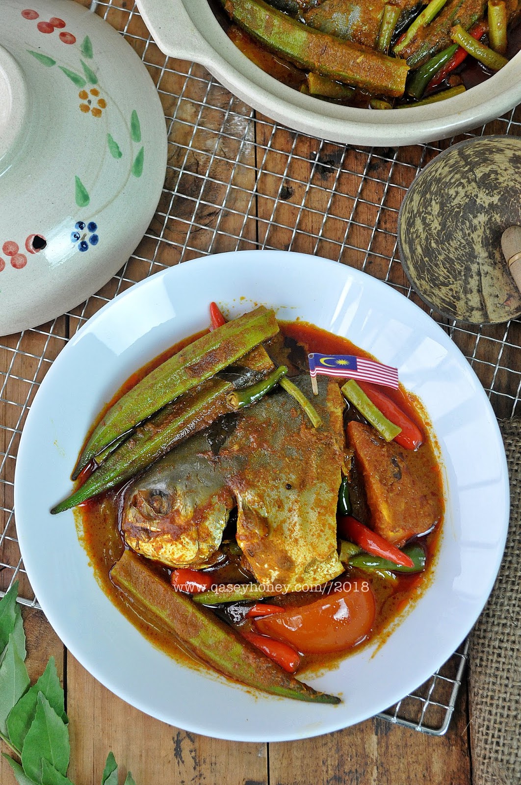 KARI IKAN BAWAL ALA MAMAK YANG SEDAP - QASEY HONEY