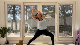 Reverse Warrior With Wrist Hold