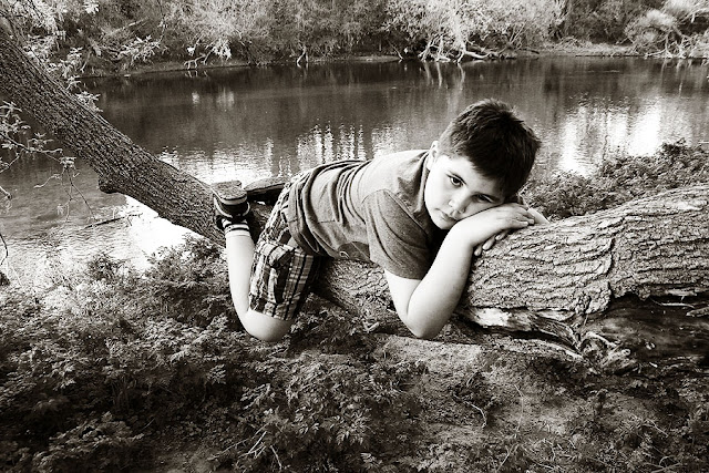 Lounging by the river