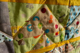 Berry Bunch: Over in the Forest: Jelly Roll Quilt: A Quilted Finish! 