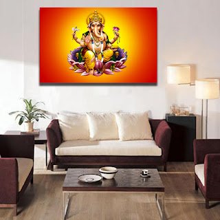 Lord Ganesha Paintings on Canvas