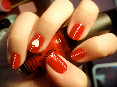 RED NAIL DESIGNS PICTURES