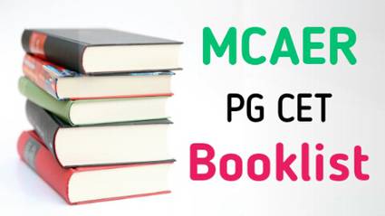 Booklist for MCAER PG CET You must Follow