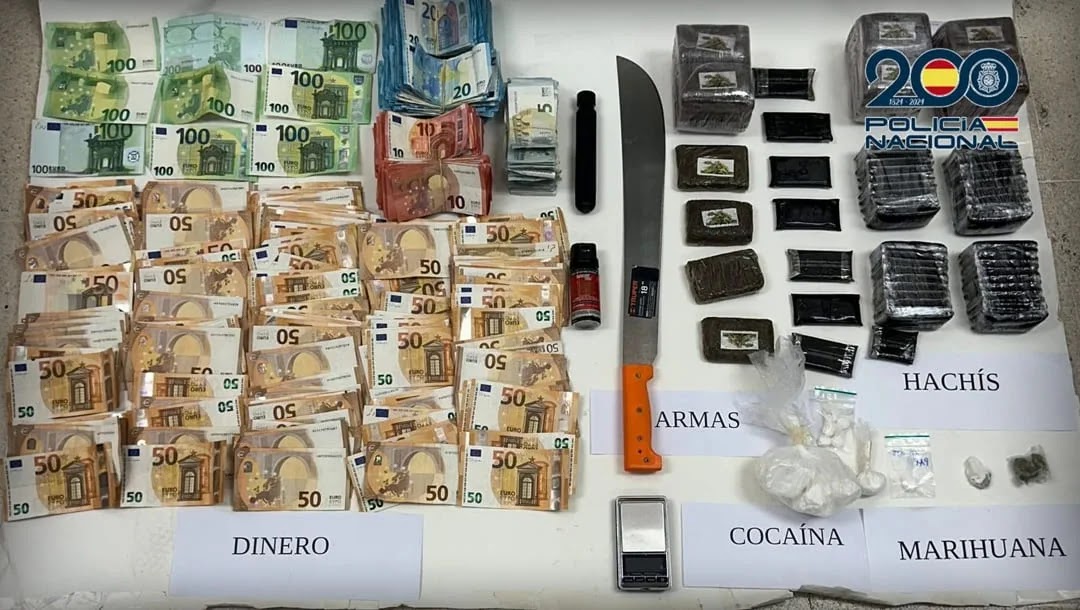 Incautación realizada en el operativo policial (Foto: Policía Nacional).