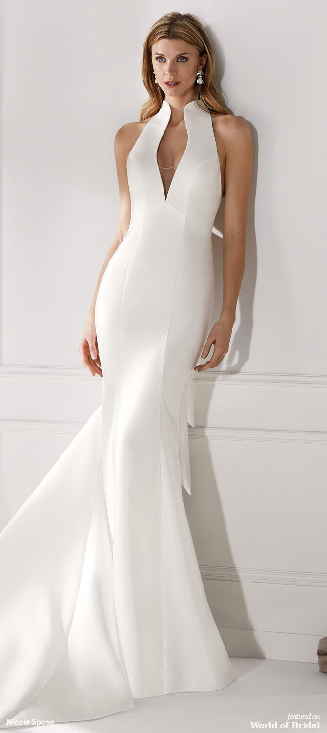 Nicole Spose 2020 bridal mermaid dress