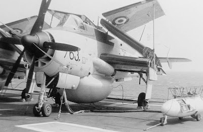 Fairey Gannet HMS Hermes flight deck