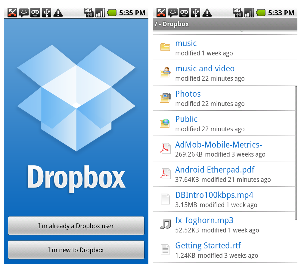 Always have your stuff when you need it with @Dropbox. 2GB account is free