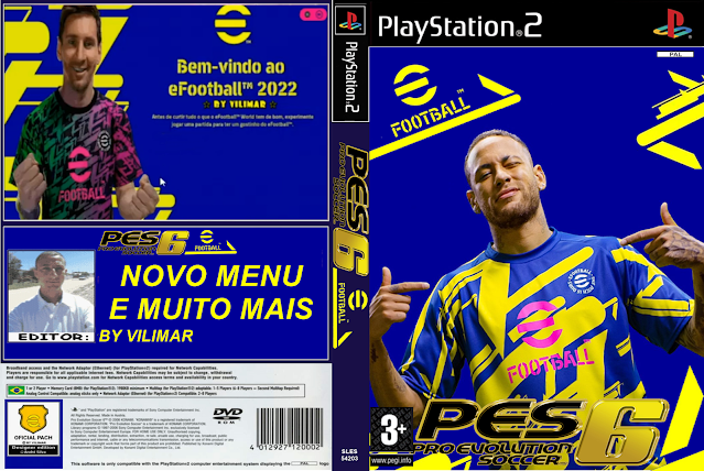 BAIXAR EFOOTBALL 2022 SIQUEIRA PATCH PS2 (ATUALIZAÇÃO FEVEREIRO) eFootball  Pro Evolution Soccer 2022 Season …