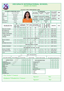 How to Generate School Result Report Card with MS EXCEL