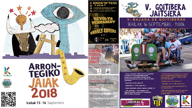 Carteles de las fiestas de Rontegi