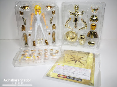 Review del Saint Cloth Myth EX Aquarius Hyoga Gold Cloth de Saint Seiya - Tamashii Nations