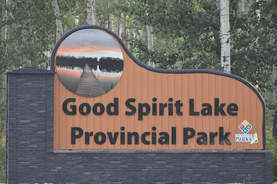 Good Spirit Lake Park sign Sask.