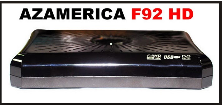 atualização para o receptor Azamerica F92 HD