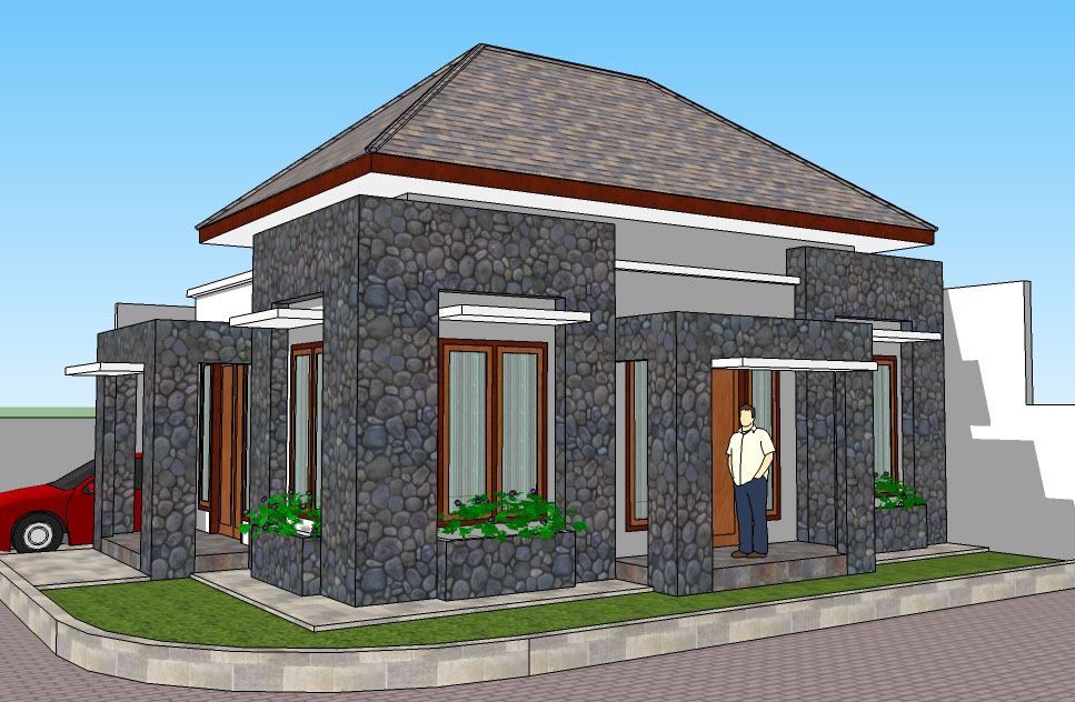 DESAIN RUMAH  12X12 001