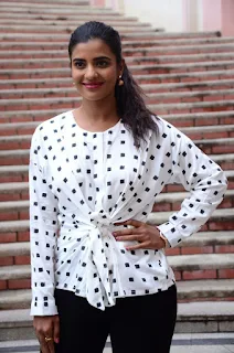 Actress Aishwarya Rajesh Stills At Kousalya Krishnamurthy Movie Pre Release Press Meet