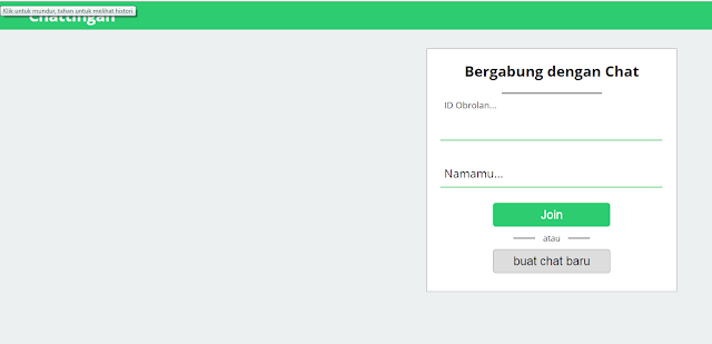 Aplikasi Chat Berbasis Web