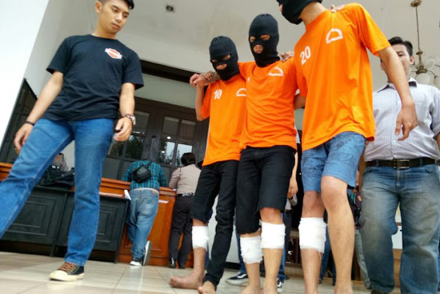  Beraksi Pakai Senpi dan Sajam, 3 Perampok Mini Market Antar Kabupaten Dipelor Polisi