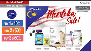 Promosi Shaklee Ogos Merdeka 2023